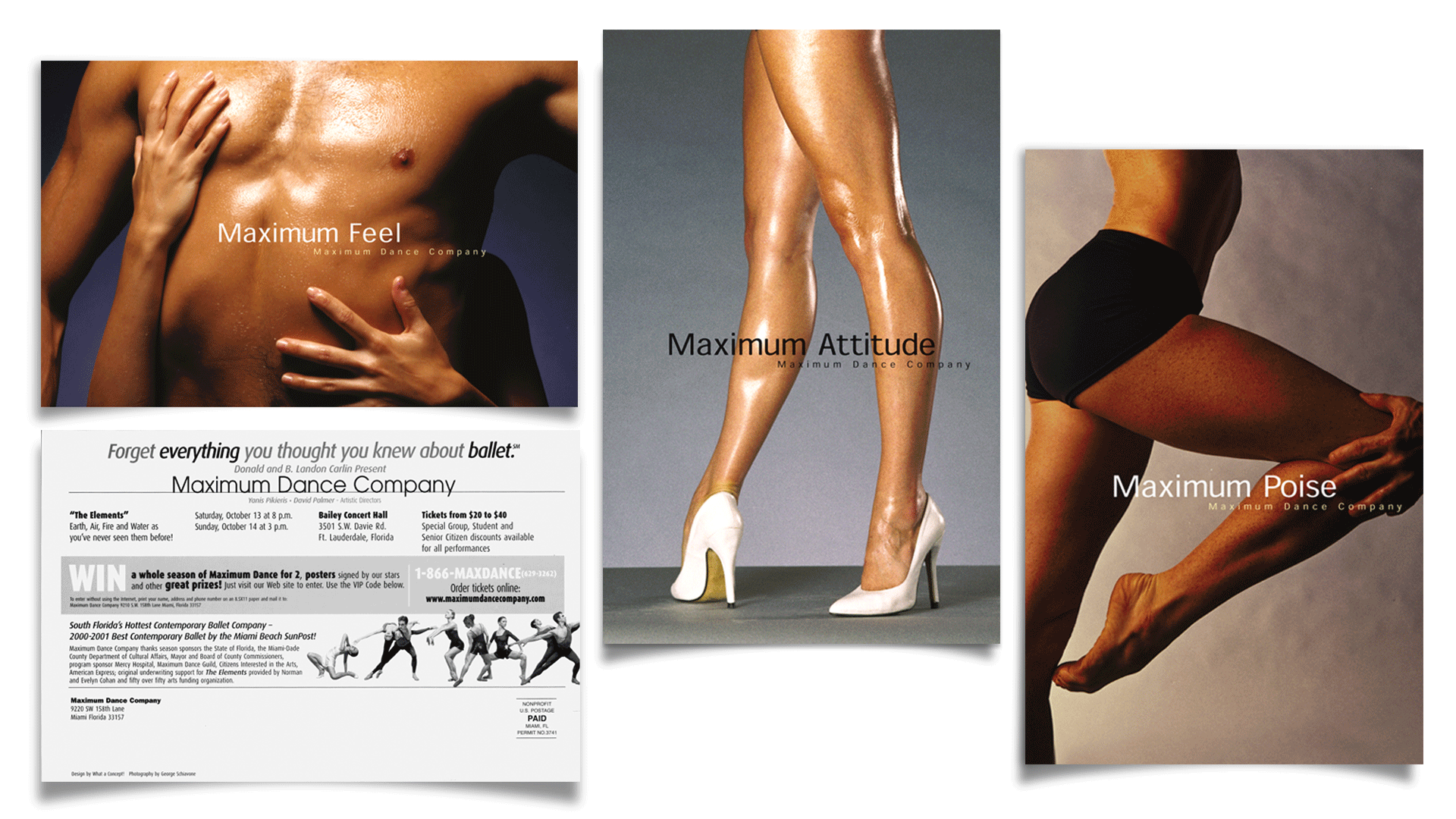 Maximiun Dance Company Postcard Campaign image